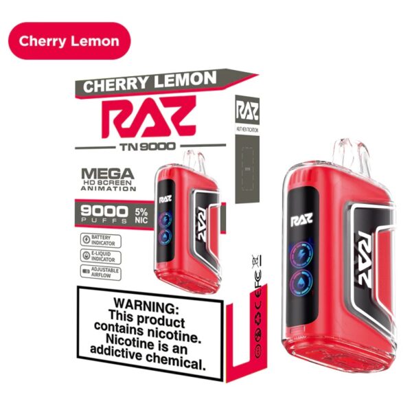 Cherry Lemon RAZ TN9000 Disposable