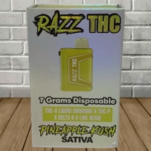 Pineapple Kush - Razz THC Live Resin THCa Liquid Diamond(7g)