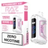 Strawberry Ice RAZ TN9000 Zero Nicotine Vape