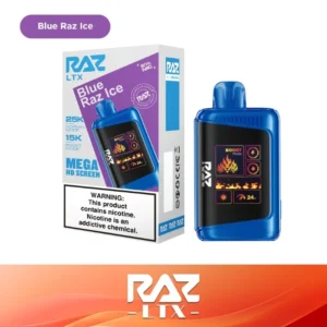 RAZ Vape LTX 25000 Disposable Vape blue raz ice