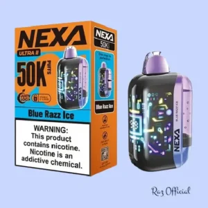 Blue Razz Ice Nexa Ultra II 50K Puffs Disposable | 20mL