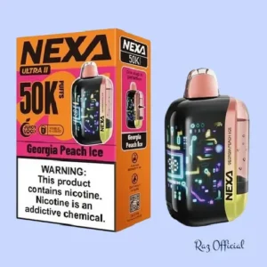 Georgia Peach lce Nexa Ultra II 50K Puffs Disposable Vape
