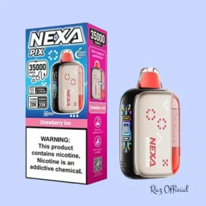 Nexa Pix Strawberry Ice 35k Disposable Vape | 16mL